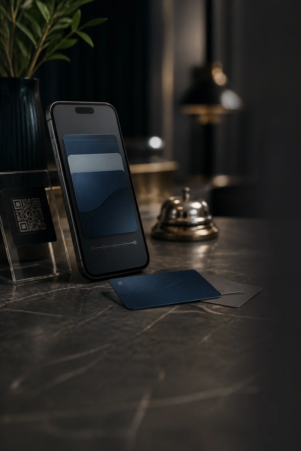 A digital loyalty pass presented beside a phone